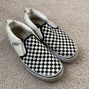 Checkered Vans - Size 6